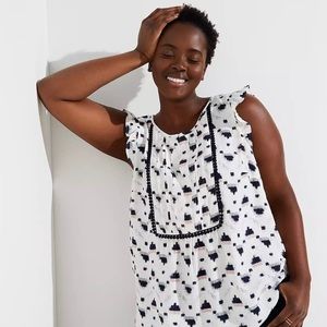 LOFT Plus Ikat Bib Flutter Shell - 20w